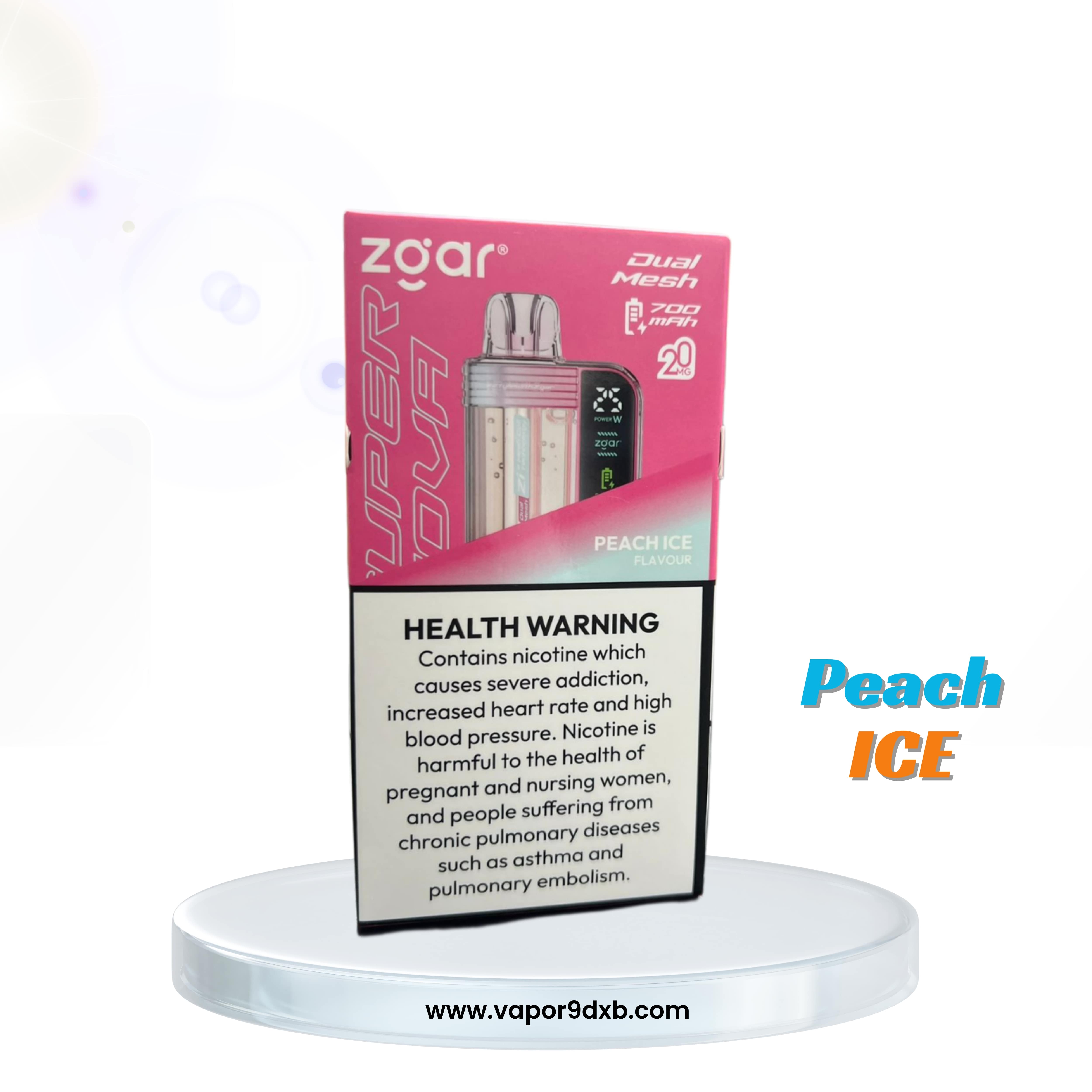 ZGAR Supernova 30000 Puffs 2% (20mg) 18ml Disposable Vape | Buy in Dubai flavor image