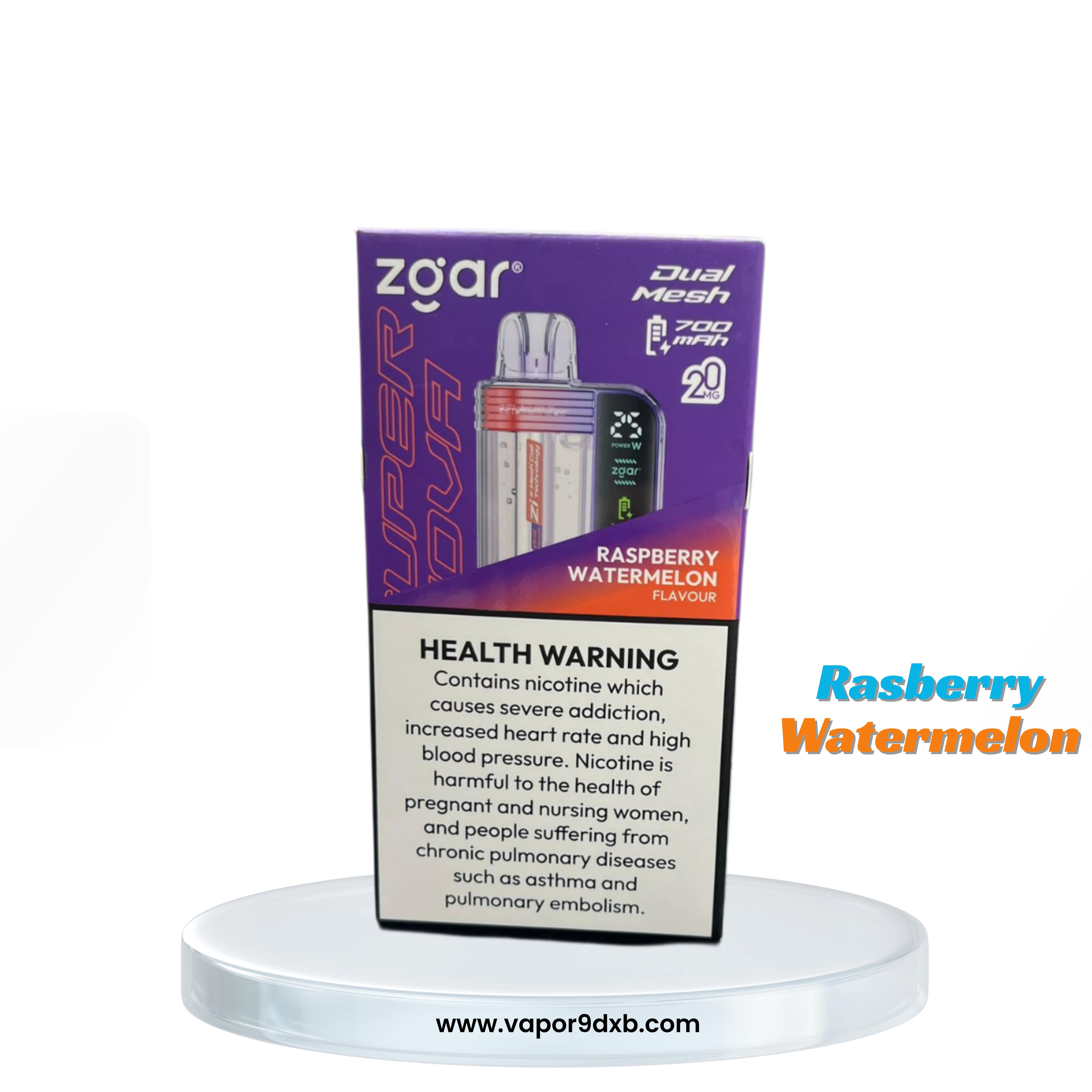 ZGAR Supernova 30000 Puffs 2% (20mg) 18ml Disposable Vape | Buy in Dubai flavor image