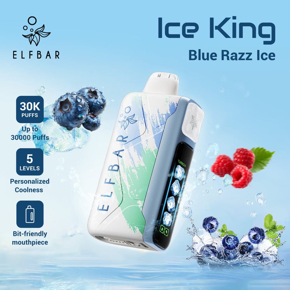 ELFBAR Ice King 30K Disposable Vape – 30,000 Puffs, 5% Nicotine, 20ml flavor image