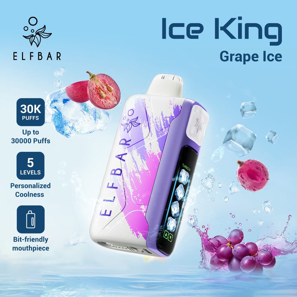 ELFBAR Ice King 30K Disposable Vape – 30,000 Puffs, 5% Nicotine, 20ml flavor image