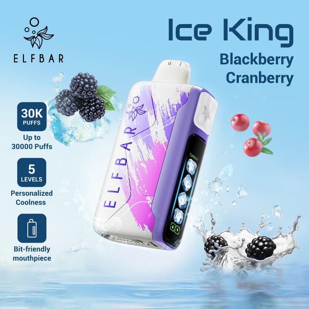 ELFBAR Ice King 30K Disposable Vape – 30,000 Puffs, 5% Nicotine, 20ml flavor image