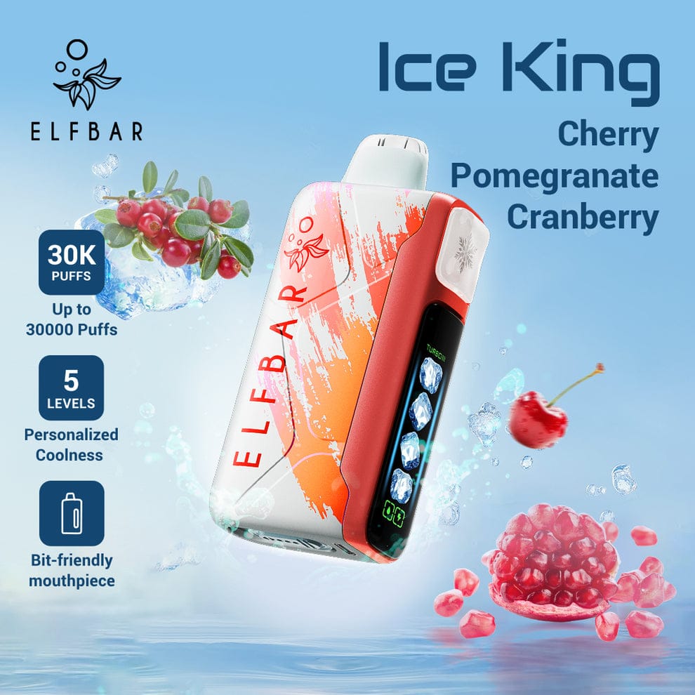 ELFBAR Ice King 30K Disposable Vape – 30,000 Puffs, 5% Nicotine, 20ml flavor image