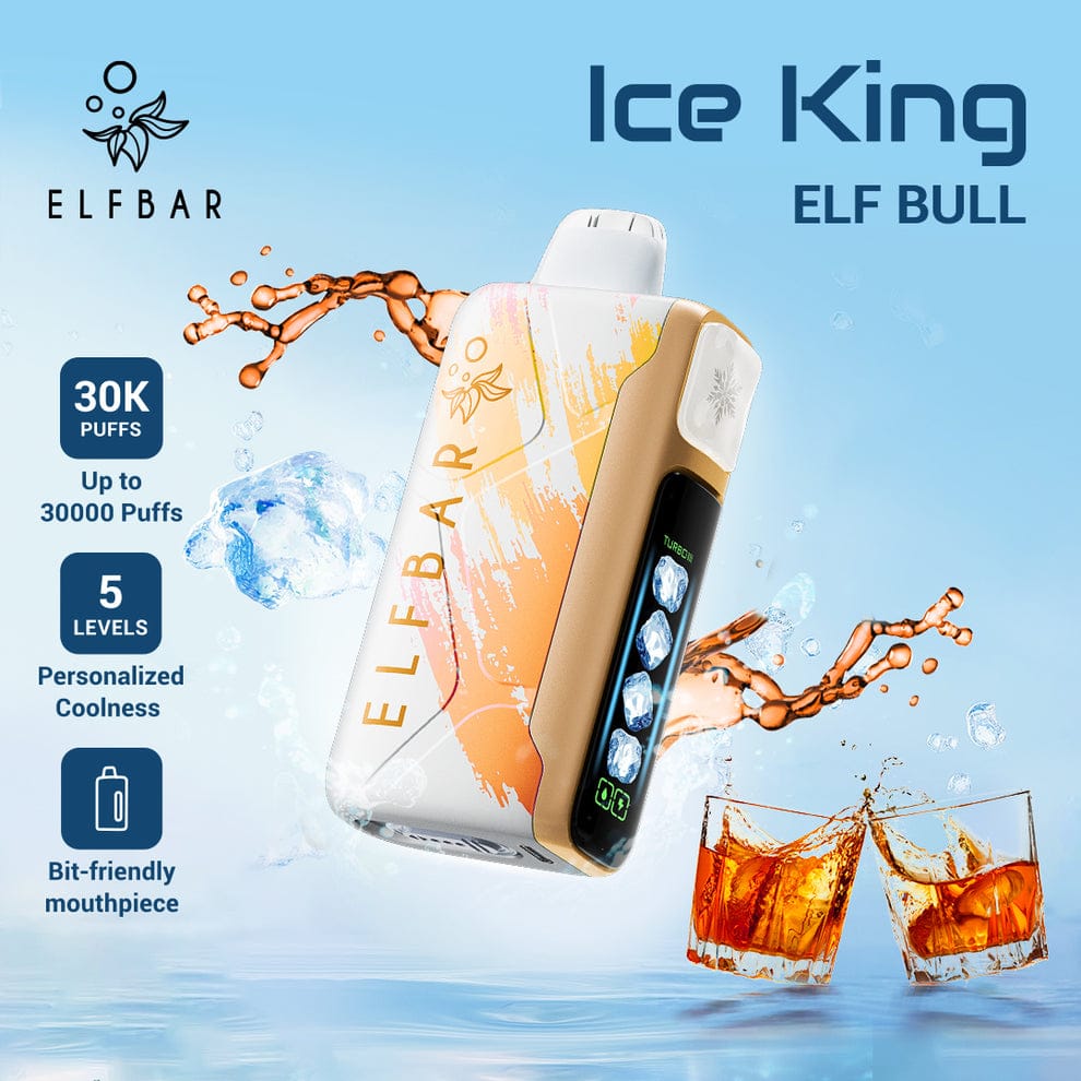 ELFBAR Ice King 30K Disposable Vape – 30,000 Puffs, 5% Nicotine, 20ml flavor image