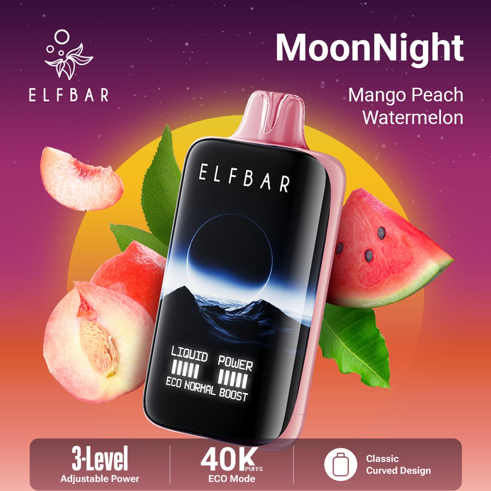 Elfbar Moonnight 40K Puffs Disposable Vape – 50mg/5% Nicotine – Dubai Edition flavor image