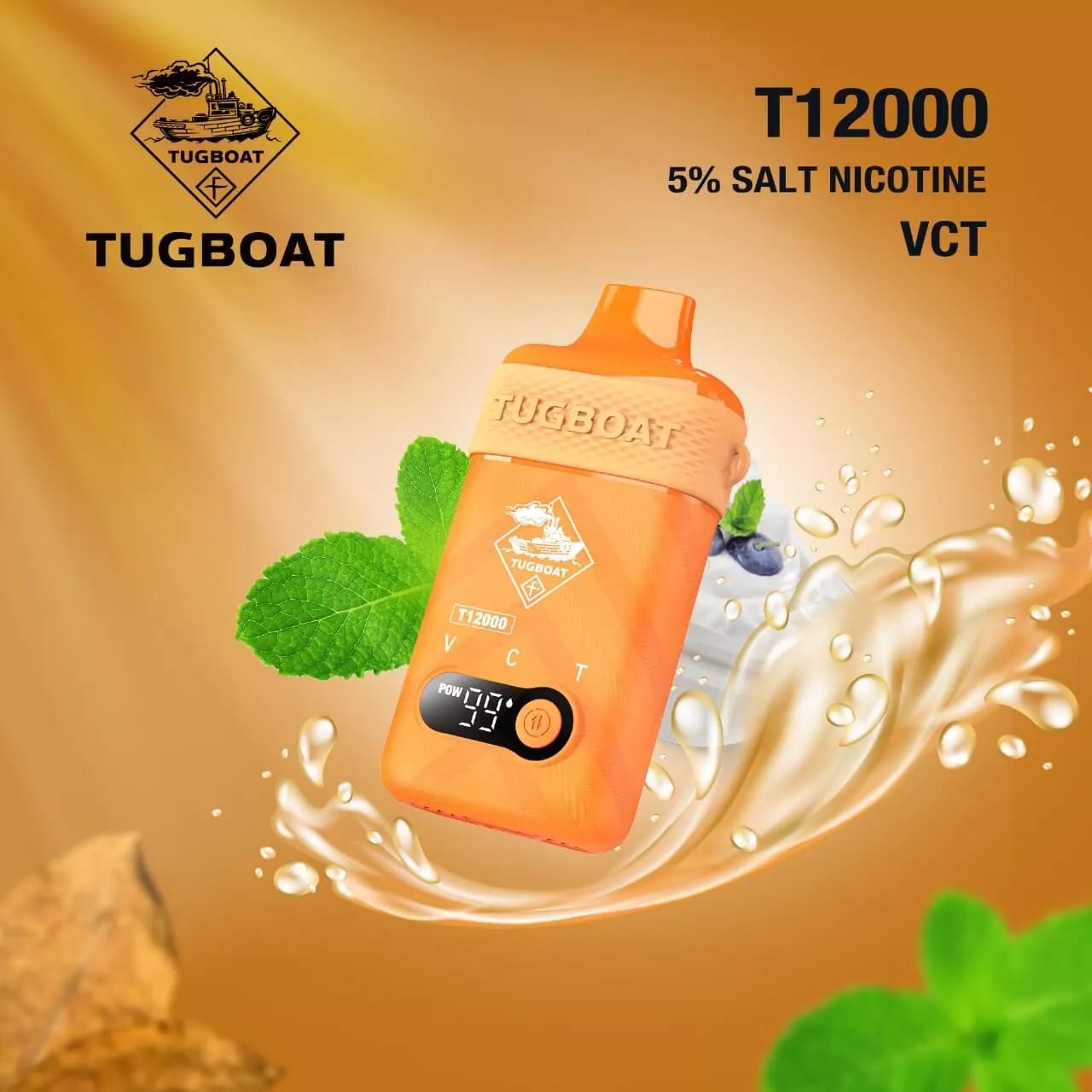 Tugvoat T 12000 Puffs Disposable Vape – 50mg Nicotine | UAE Premium Vape flavor image