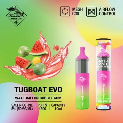 Tugvoat Evo 4,500 Puffs Disposable Vape – 50mg Nicotine | UAE flavor image