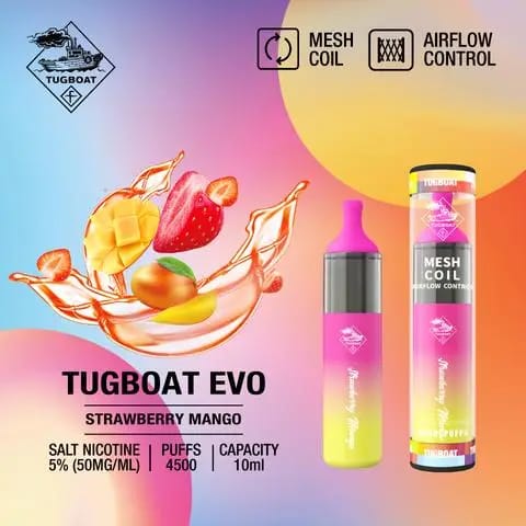 Tugvoat Evo 4,500 Puffs Disposable Vape – 50mg Nicotine | UAE flavor image