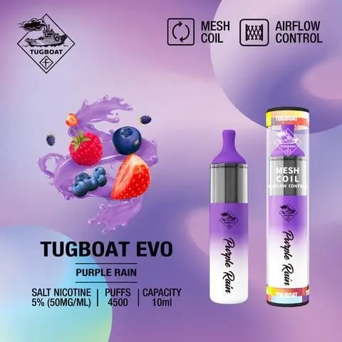 Tugvoat Evo 4,500 Puffs Disposable Vape – 50mg Nicotine | UAE flavor image
