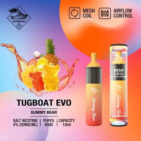 Tugvoat Evo 4,500 Puffs Disposable Vape – 50mg Nicotine | UAE flavor image
