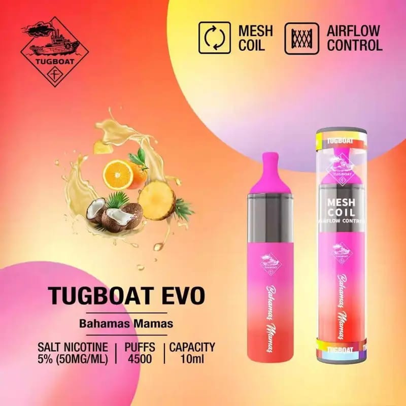 Tugvoat Evo 4,500 Puffs Disposable Vape – 50mg Nicotine | UAE flavor image