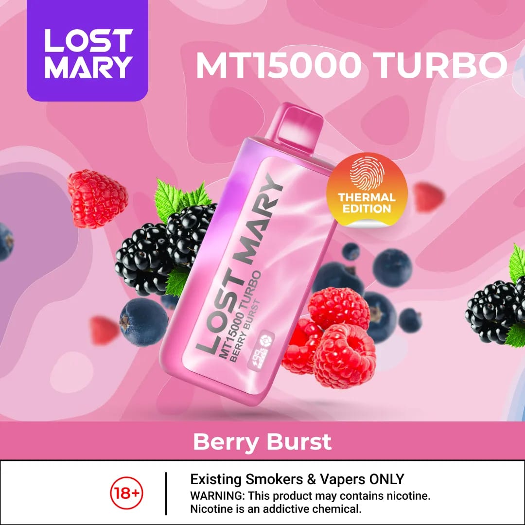 Lost Mary MT 15000 Puffs Turbo Disposable Vape – 50mg Nicotine | Dubai UAE flavor image