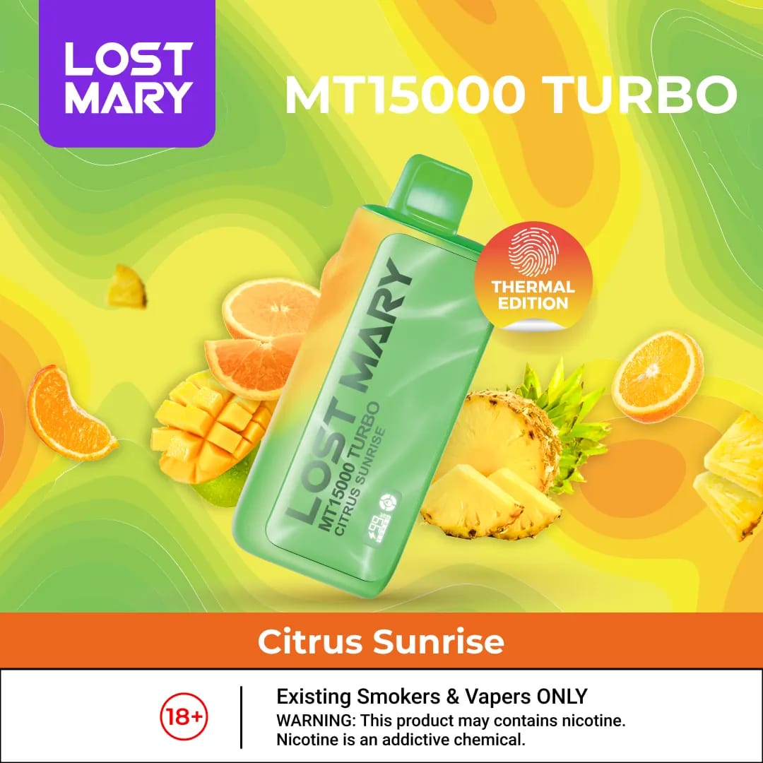 Lost Mary MT 15000 Puffs Turbo Disposable Vape – 50mg Nicotine | Dubai UAE flavor image