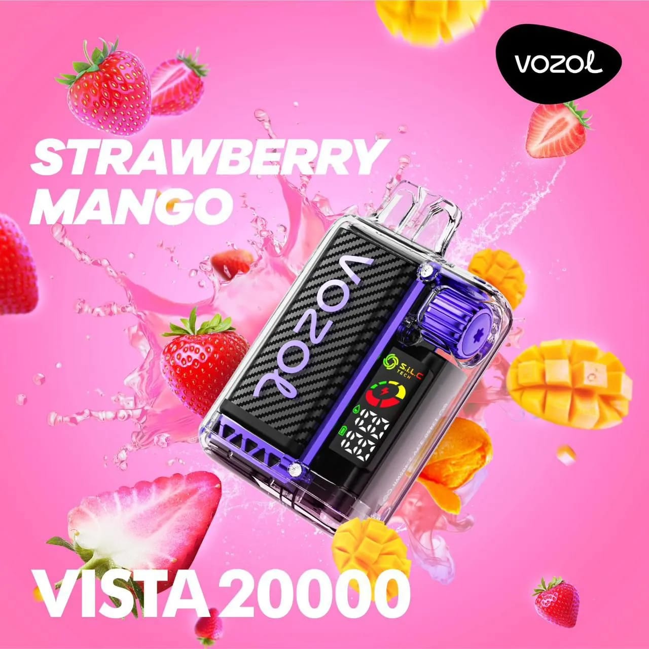 Vozol Vista 20000 Puffs Disposable Vape – 50mg Nicotine Dubai UAE flavor image