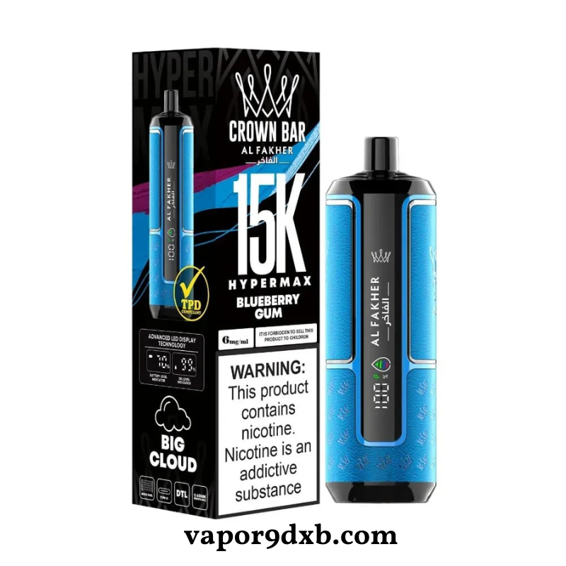 Al Fakher Hypermax 15000 Puffs Disposable Vape – 6mg Nicotine | Dubai UAE flavor image