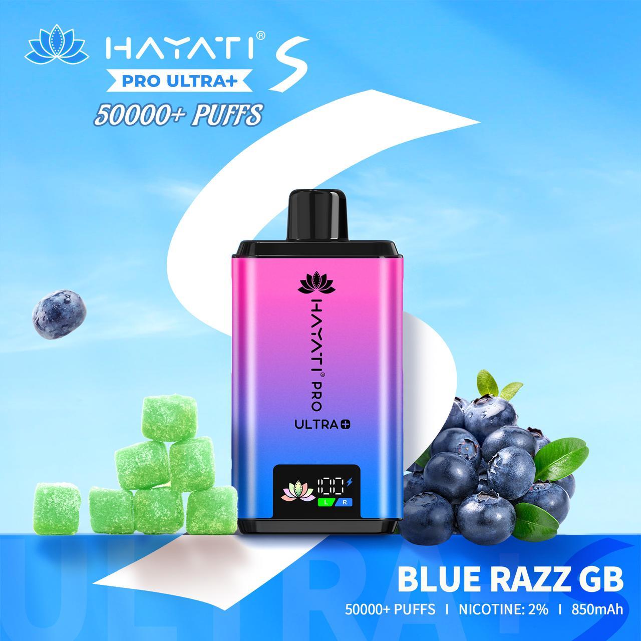Hayati Pro Ultra+ 50000 Puffs Disposable Vape 50mg in Dubai UAE flavor image