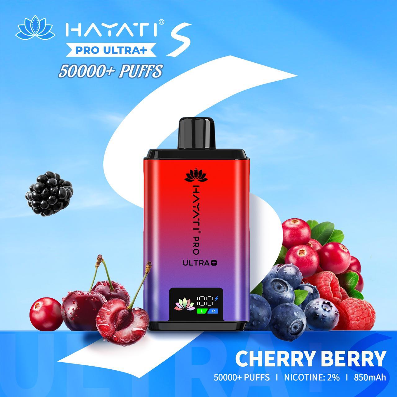 Hayati Pro Ultra+ 50000 Puffs Disposable Vape 50mg in Dubai UAE flavor image